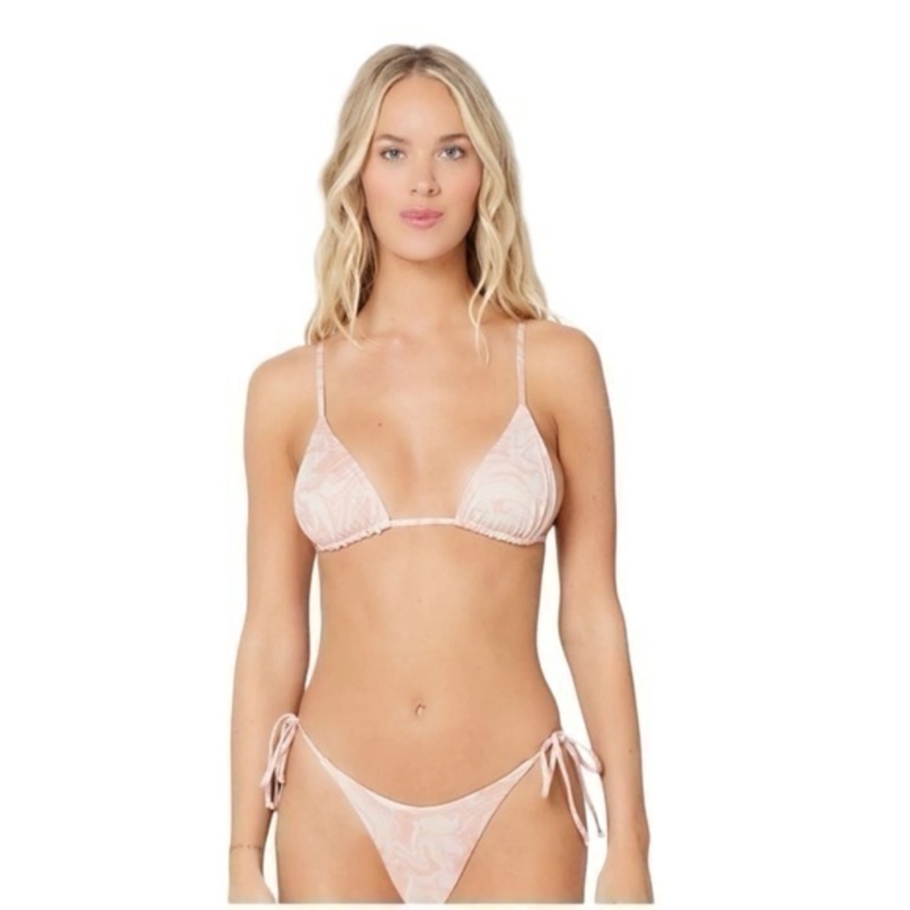 L*Space All Swirled Shimmer Bikini Set- Brittany Top & Lennox Bottom Size Medium